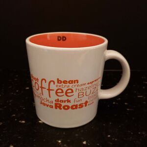 Dunkin Donuts Coffee Mug 2011 Buzz Words Advertisement Cup